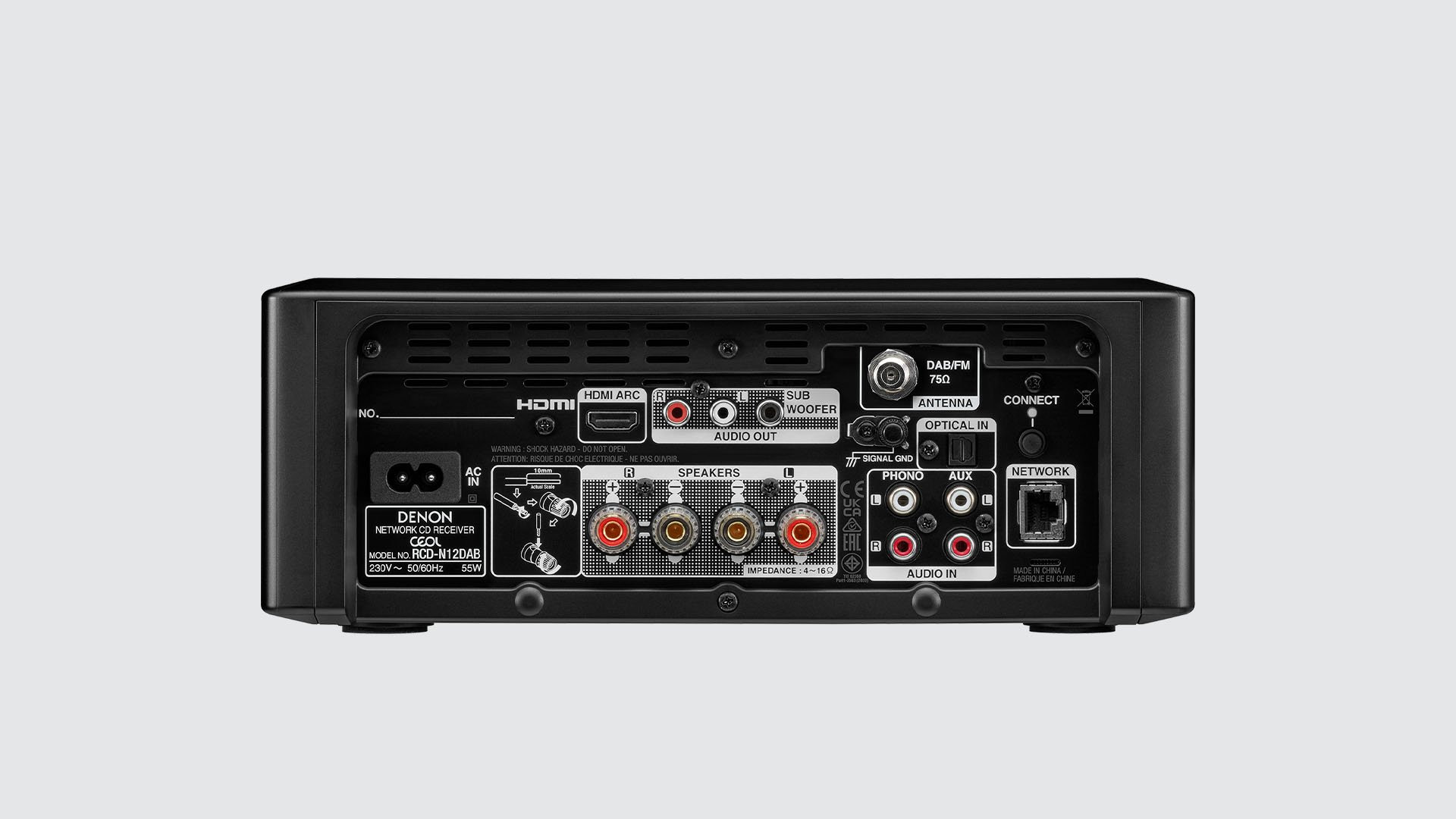 Auditorium Denon CEOL N12DAB Hifi-Mini- System inkl. Lautsprecher 210692 - 4