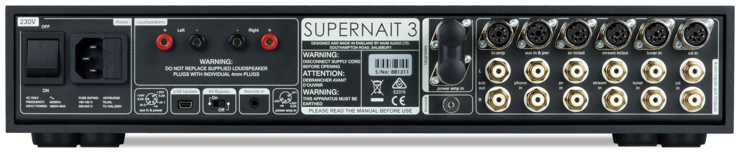 Auditorium Naim Supernait 3 Vollverstärker  286496 - 3