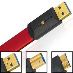 Auditorium Wireworld Cable Starlight 8 3.0 SuperSpeed USB A zu USB B rot 287604 - 1