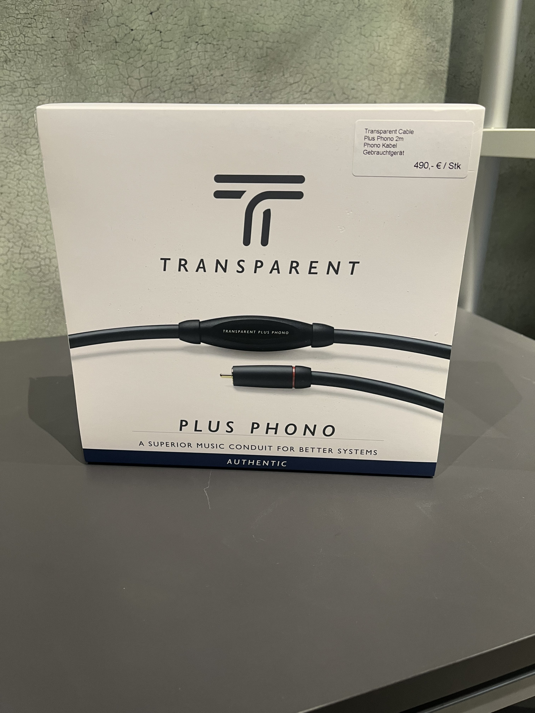 Auditorium Transparent Cable Plus Phono 2m Phono Kabel 215396 - 2
