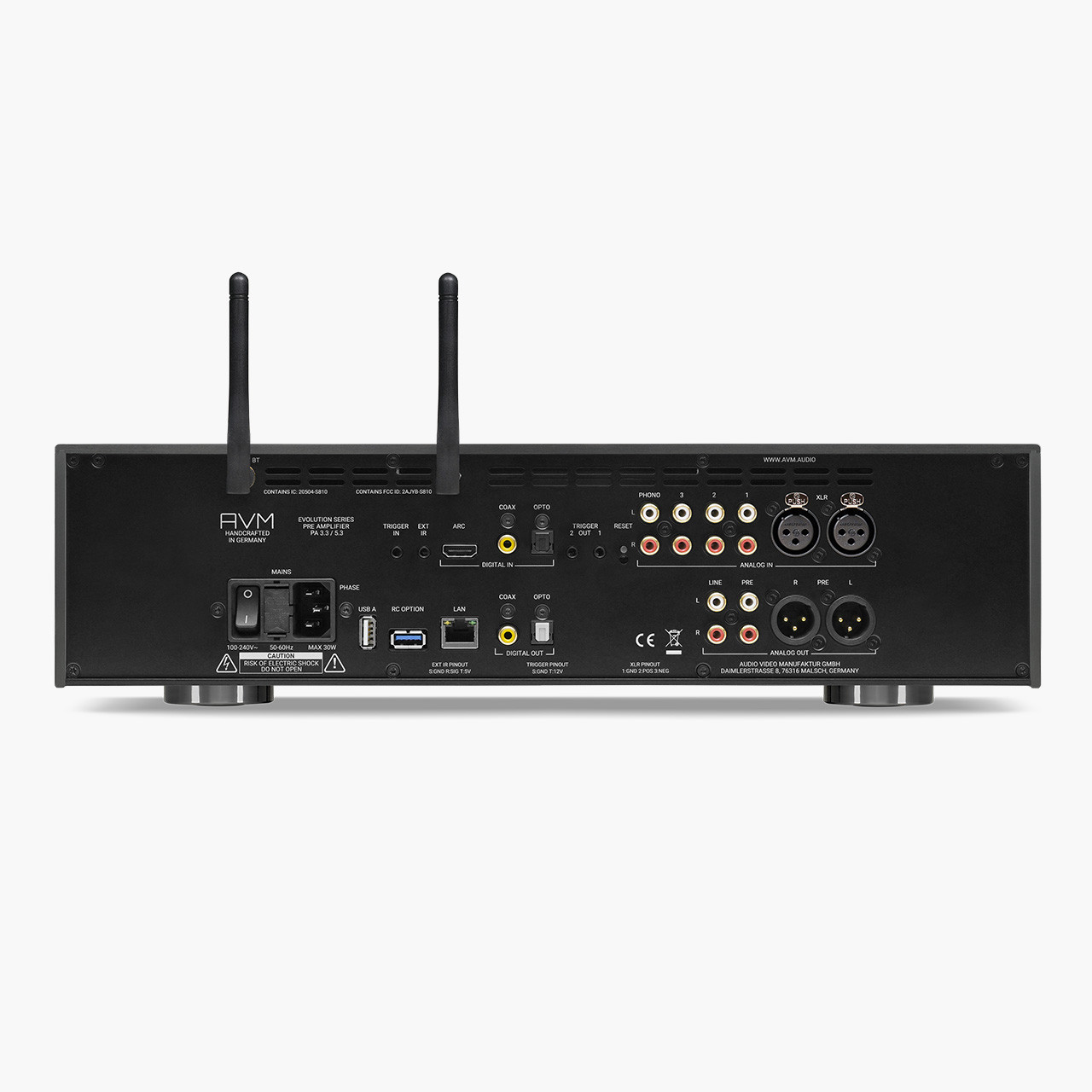 Auditorium AVM  PAS5.3 Streaming Vorverstärker mit Röhrenausgangsstufe 200439 - 4