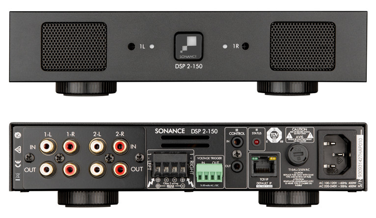 Auditorium Sonance Sonamp DSP 2-150 MKII 2 Kanal Verstärker 19Zoll DSP 273781 - 1