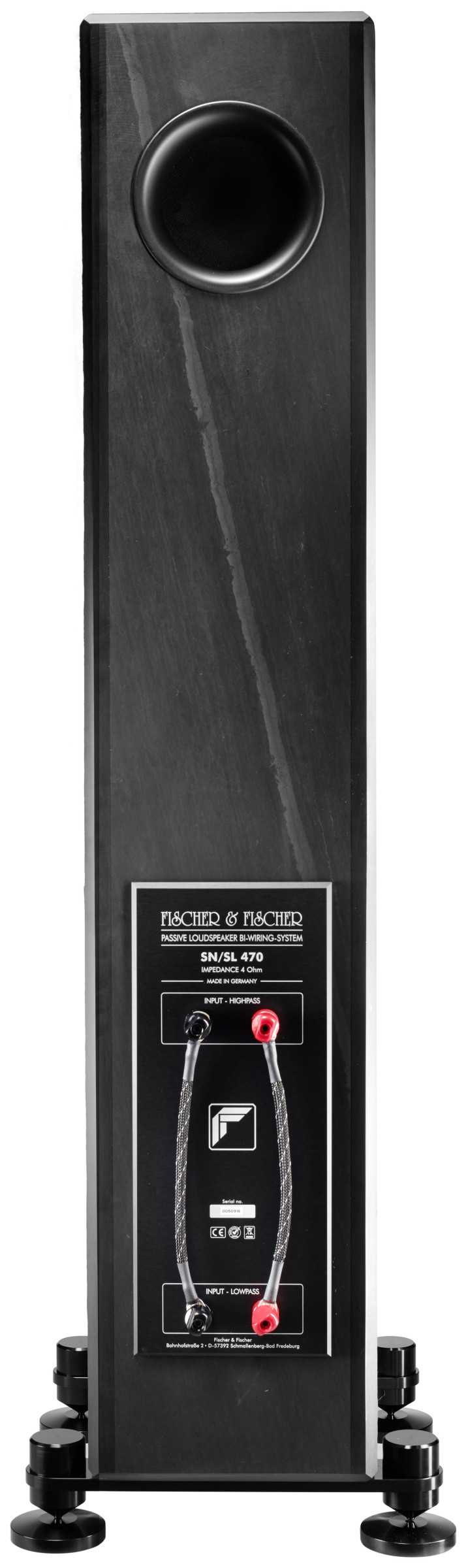 Auditorium Fischer & Fischer SN 470 Naturschiefer 3-Wege Passivlautsprecher 270715 - 2