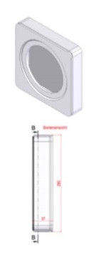 Auditorium KEF Aufputzgehäuse für Ci160TR 288265 - 1