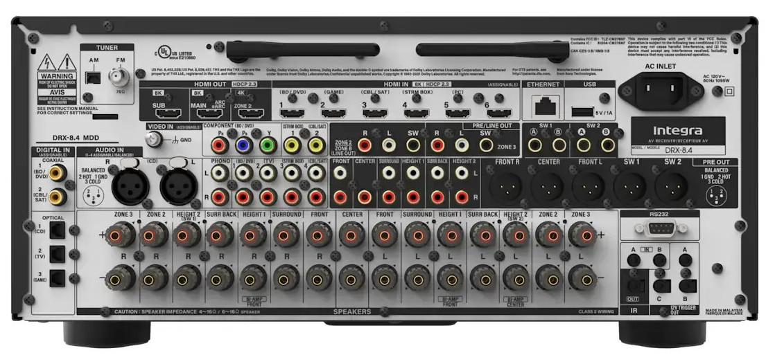 Auditorium Integra DRX 8.4 11.4 AV Receiver 214276 - 3