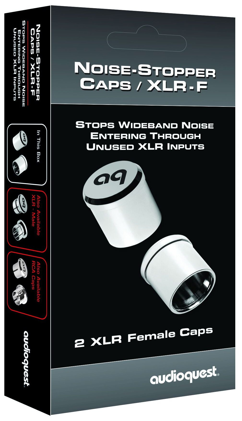 Auditorium Audioquest XLR Input Noise-Stopper Caps ohne OVP 214232 - 1