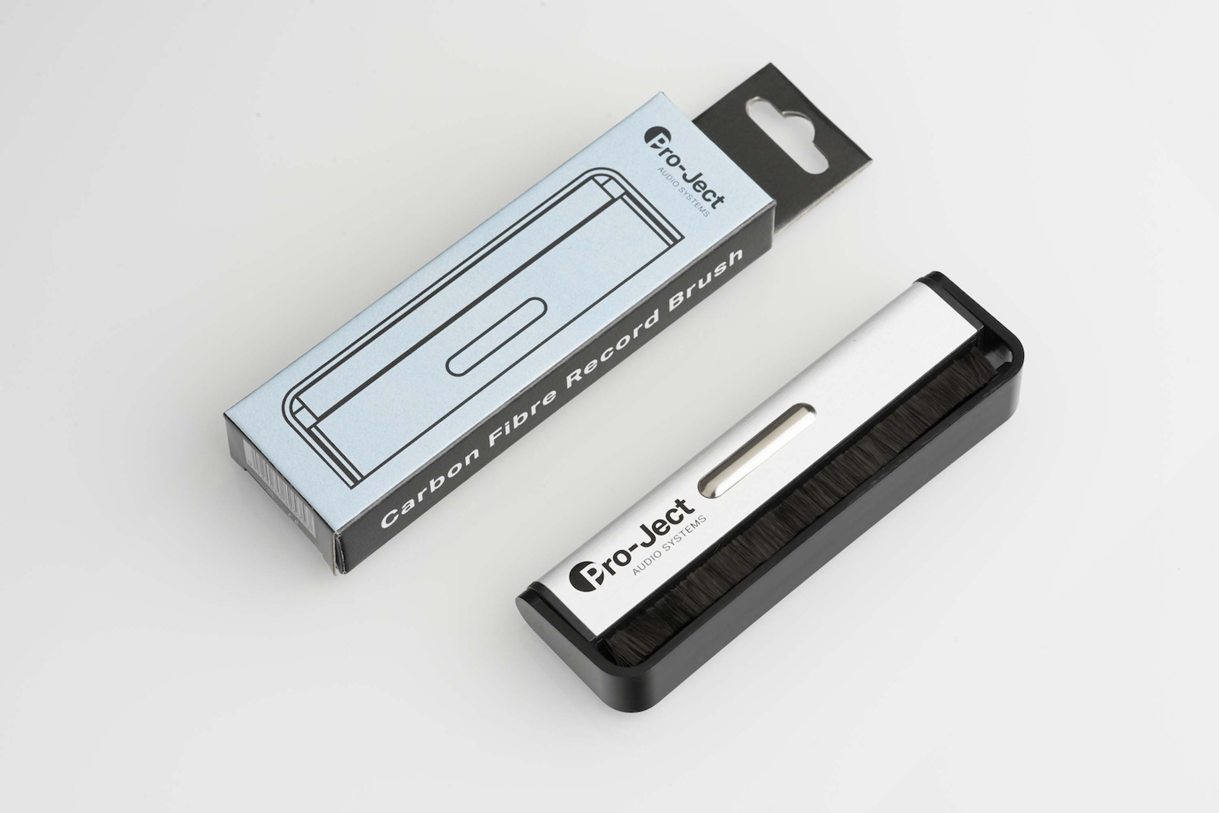 Auditorium Pro-Ject BRUSH IT Karbonfaser Plattenbürste Silber 253619 - 2