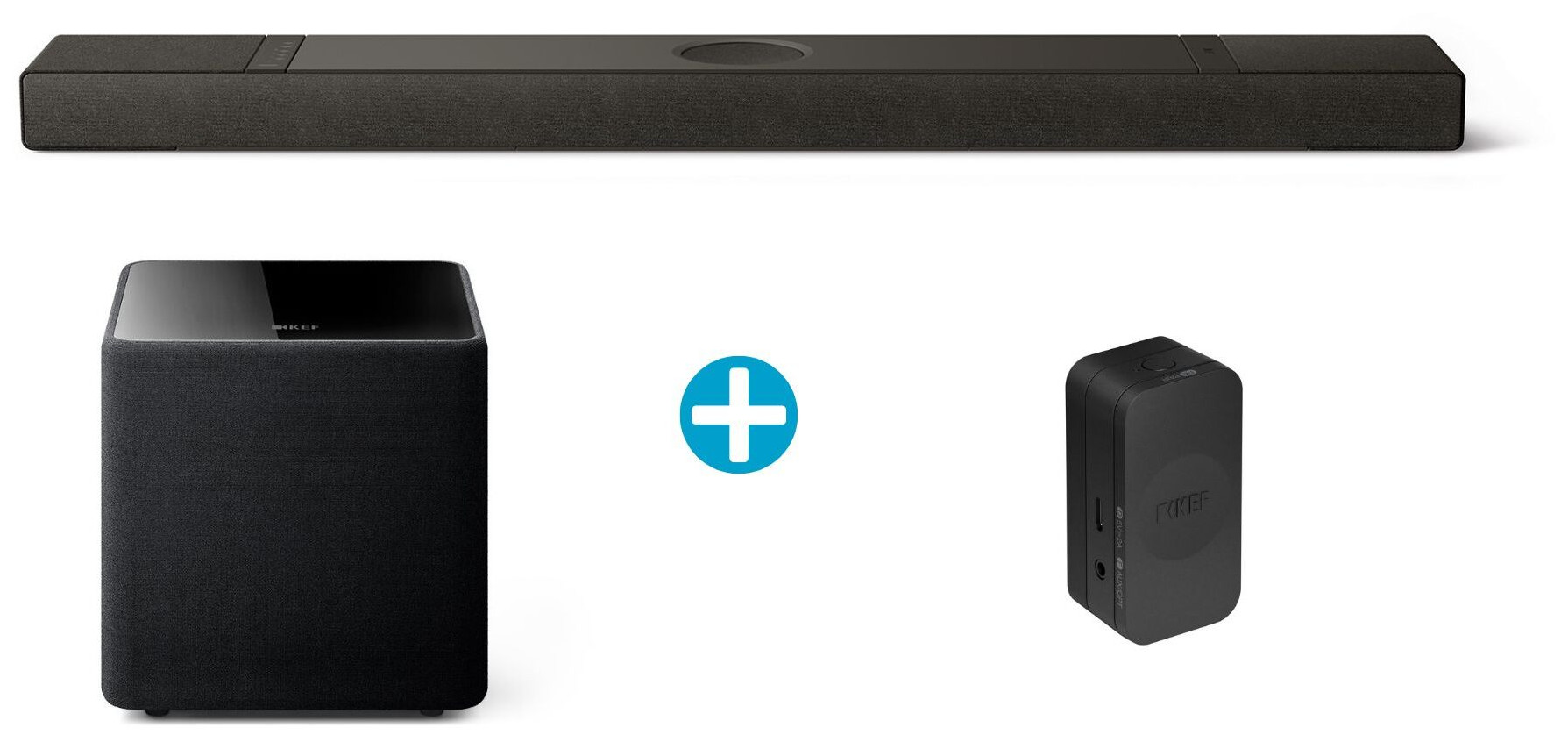 Auditorium KEF XIO Soundbar + Kube 8 Subwoofer 215109 - 1