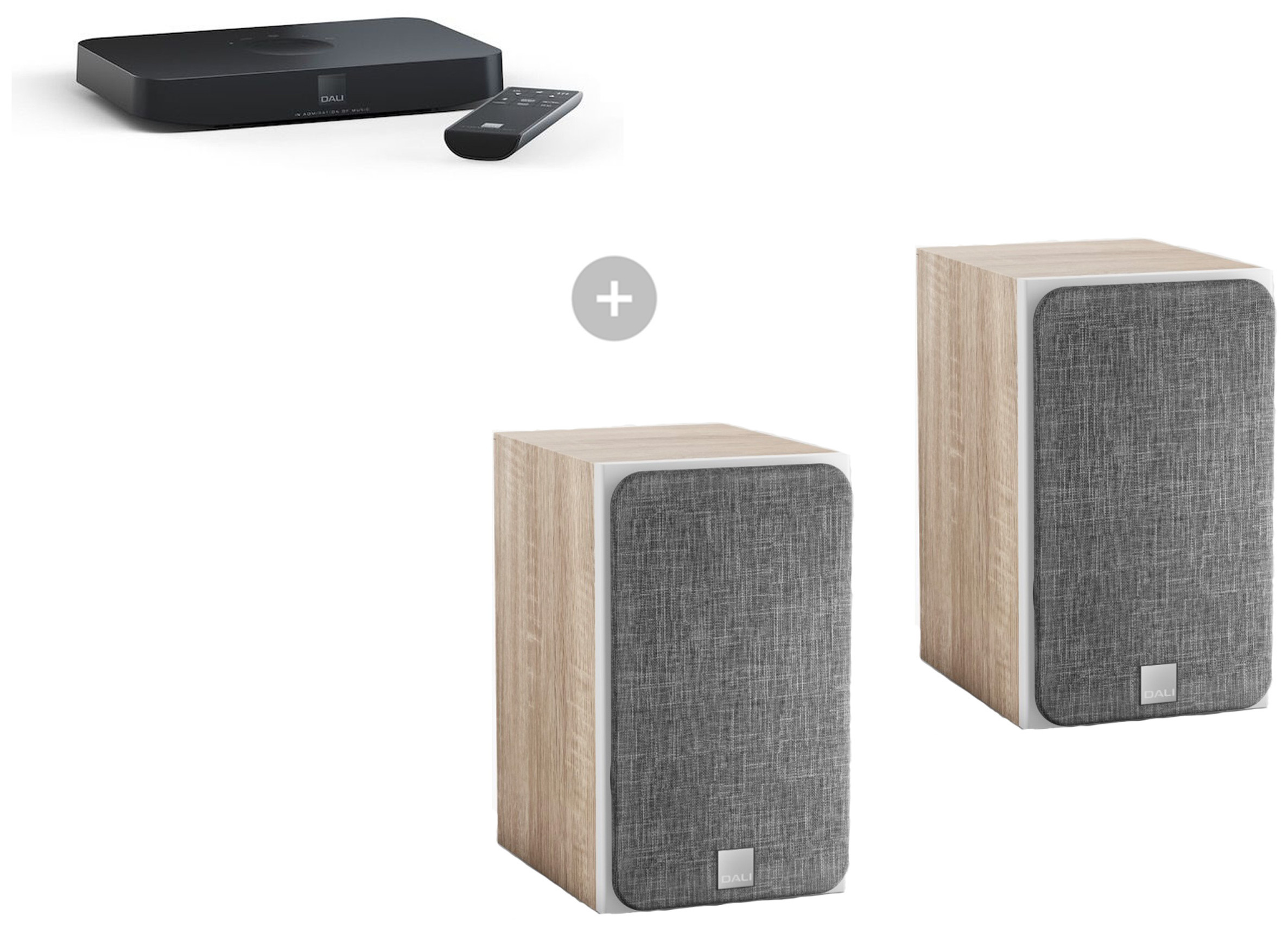 Auditorium Dali Oberon 1C + SOUND HUB COMPACT  201657 - 1