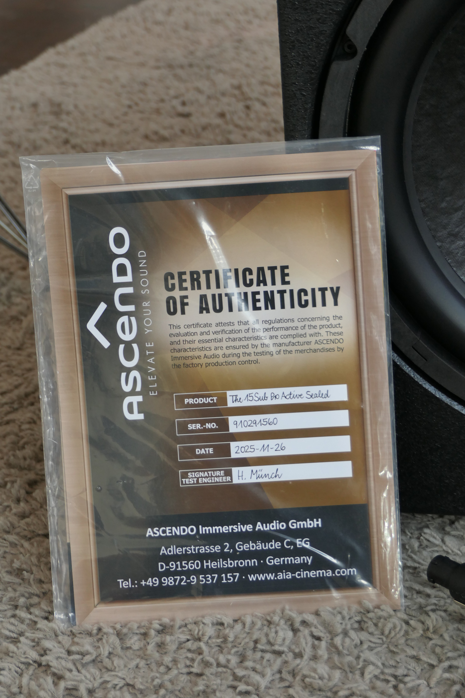 Auditorium Ascendo SMS G15 vollaktiver Sub mit DSP 215347 - 4