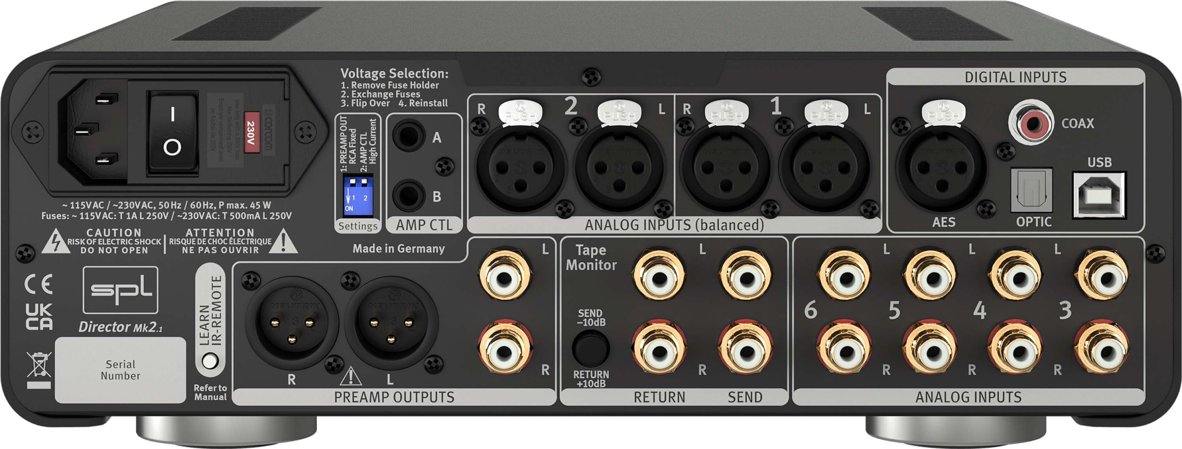 Auditorium SPL - Sound Performance Lab Director MK2 DAC Vorverstärker 296024 - 2