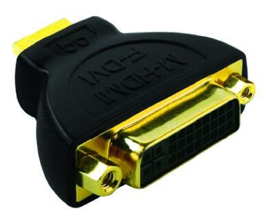 Auditorium Audioquest DVI-IN > HDMI-OUT Female-DVI zu Male-HDMI 252306 - 1