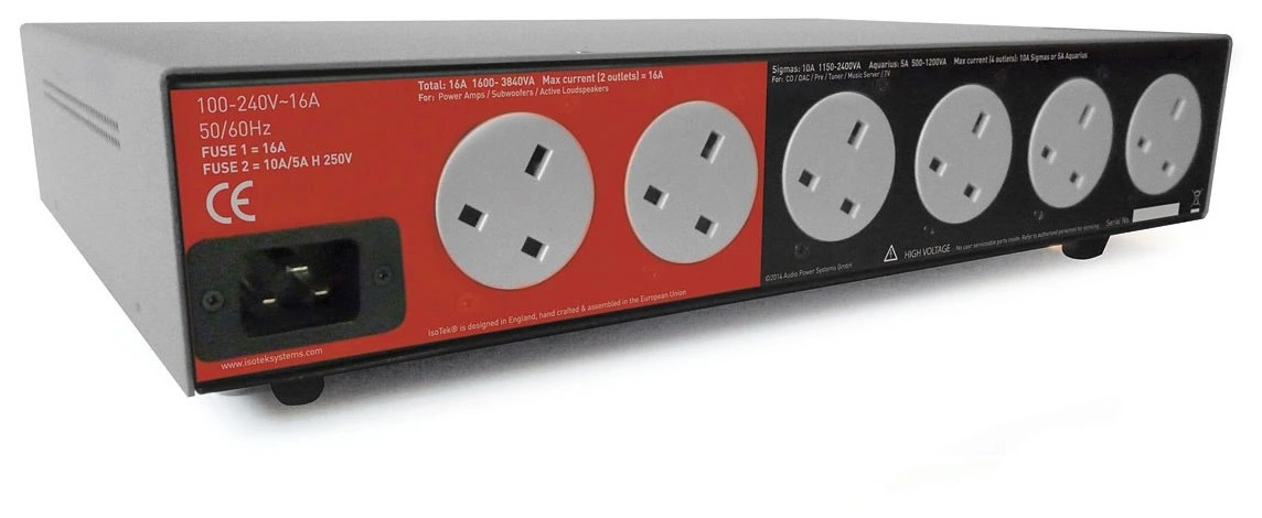 Auditorium Isotek EVO3 Sigmas 6-fach Netzfilter inkl. Premier Kabel C19 1,5m 276168 - 2