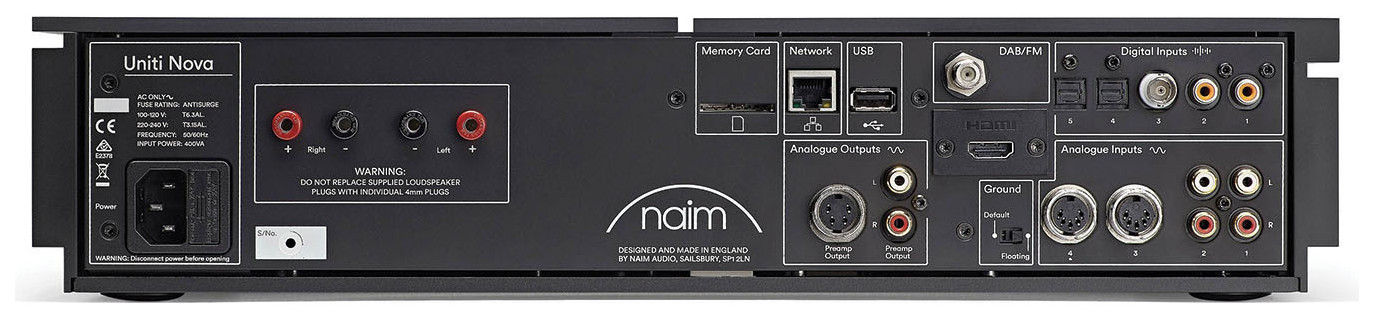 Auditorium Naim Uniti Nova All-in-one-Player Schwarz 279267 - 4