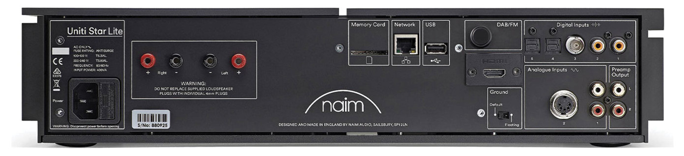 Auditorium Naim Uniti Star Lite All-In-One Streaming Verstärker 218258 - 3