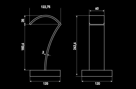 Auditorium Focal Headphone Stand Edelstahl  293035 - 3