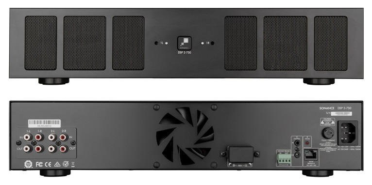 Auditorium Sonance Sonamp DSP 2-750 MKII 2 Kanal Verstärker 19Zoll DSP 285472 - 1