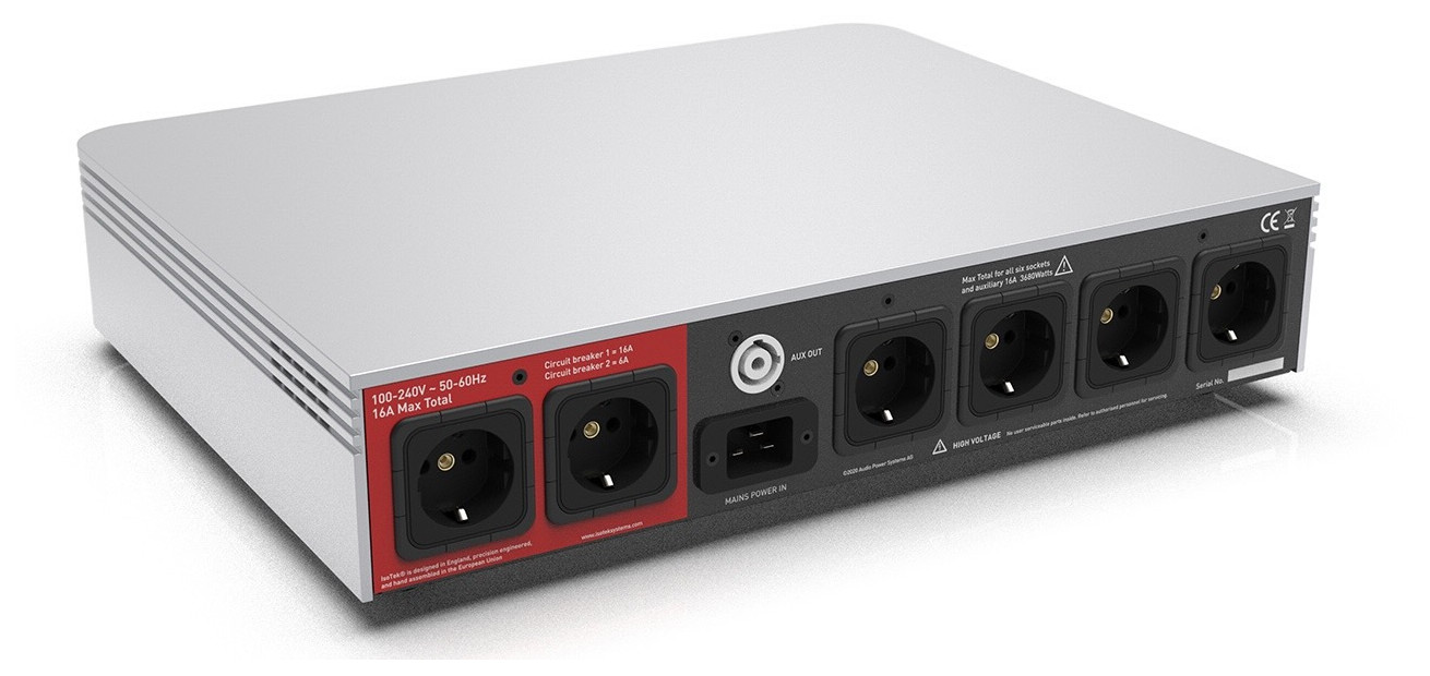 Auditorium Isotek V5 Aquarius 6-fach Netzfilter m. Kabel Premier C19 297909 - 2