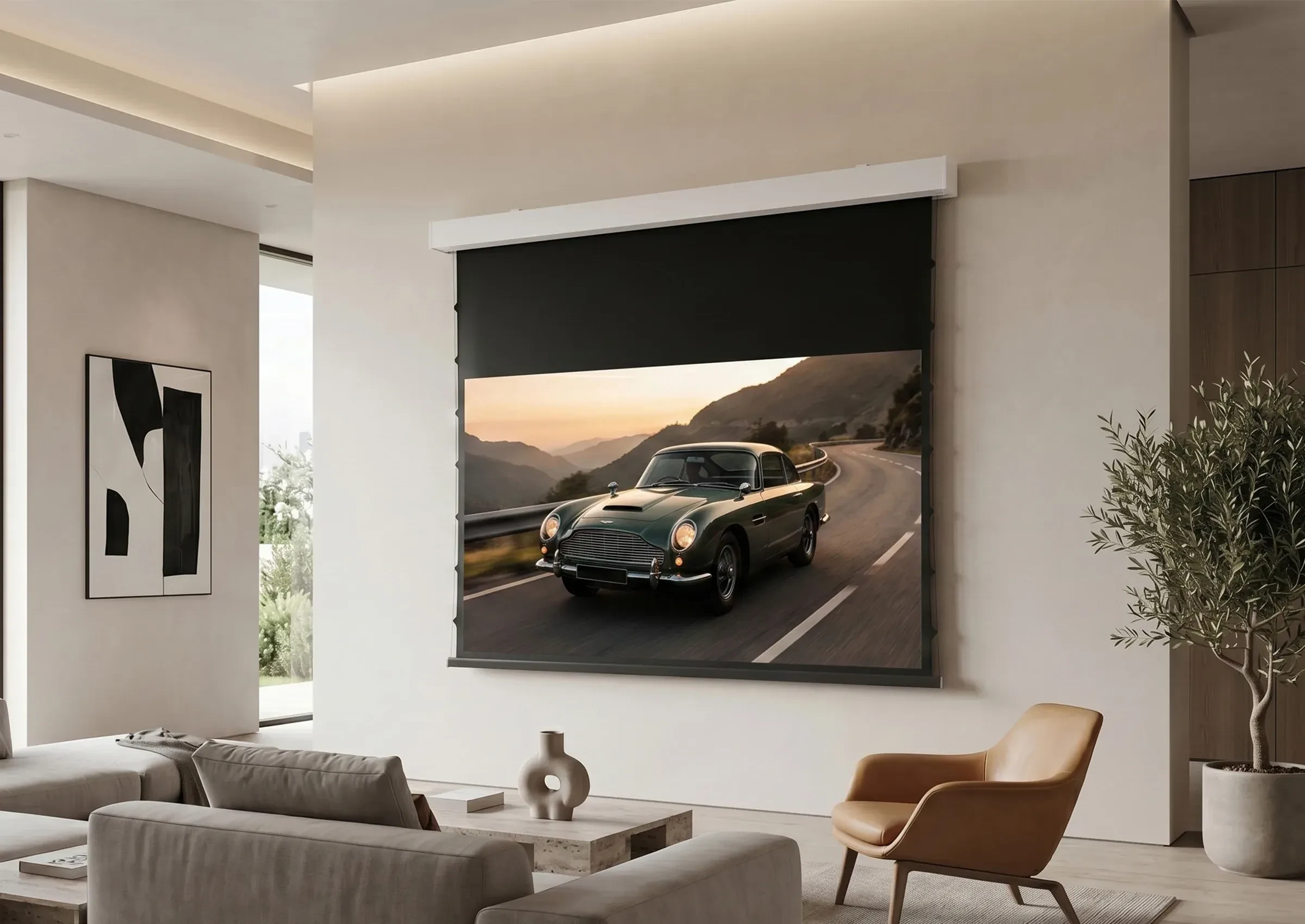 Auditorium Celexon GREYVISION Premium Plus Leinwand Motor Tension 217485 - 10