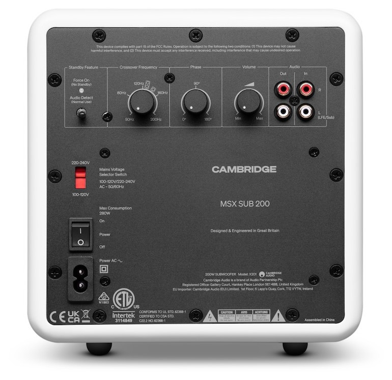 Auditorium Cambridge Audio MSX SUB 200 Subwoofer 215909 - 7