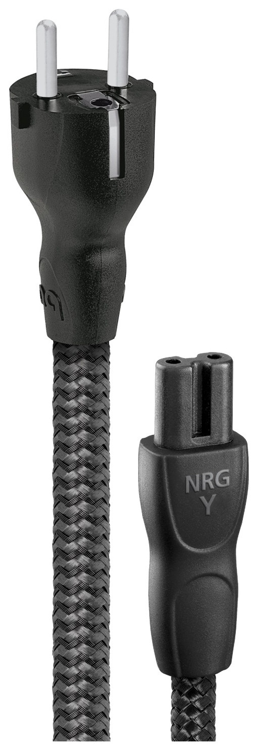 Auditorium Audioquest NRG-Y2 Netzkabel mit 2-poligem Stecker 284106 - 1
