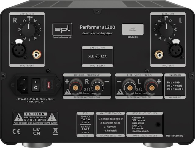 Auditorium SPL - Sound Performance Lab Performer S1200 Stereo-Endstufe 295979 - 2