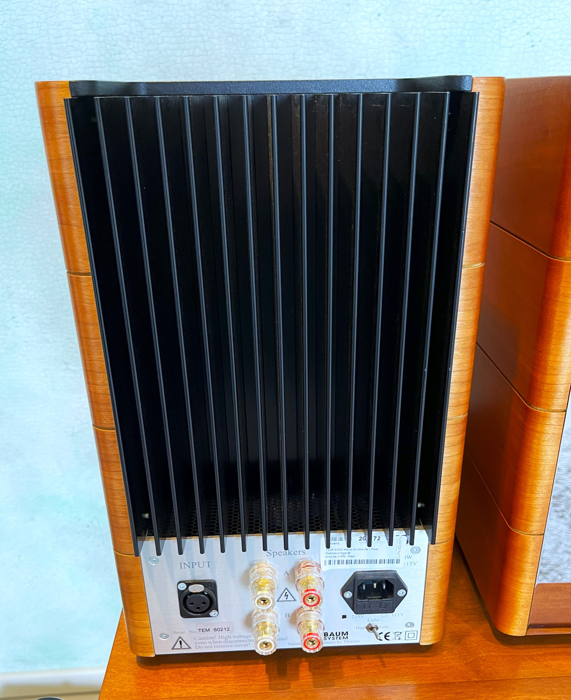 Auditorium Thorens TEM 3200 Mono Endverstärker Kirsche 205172 - 2