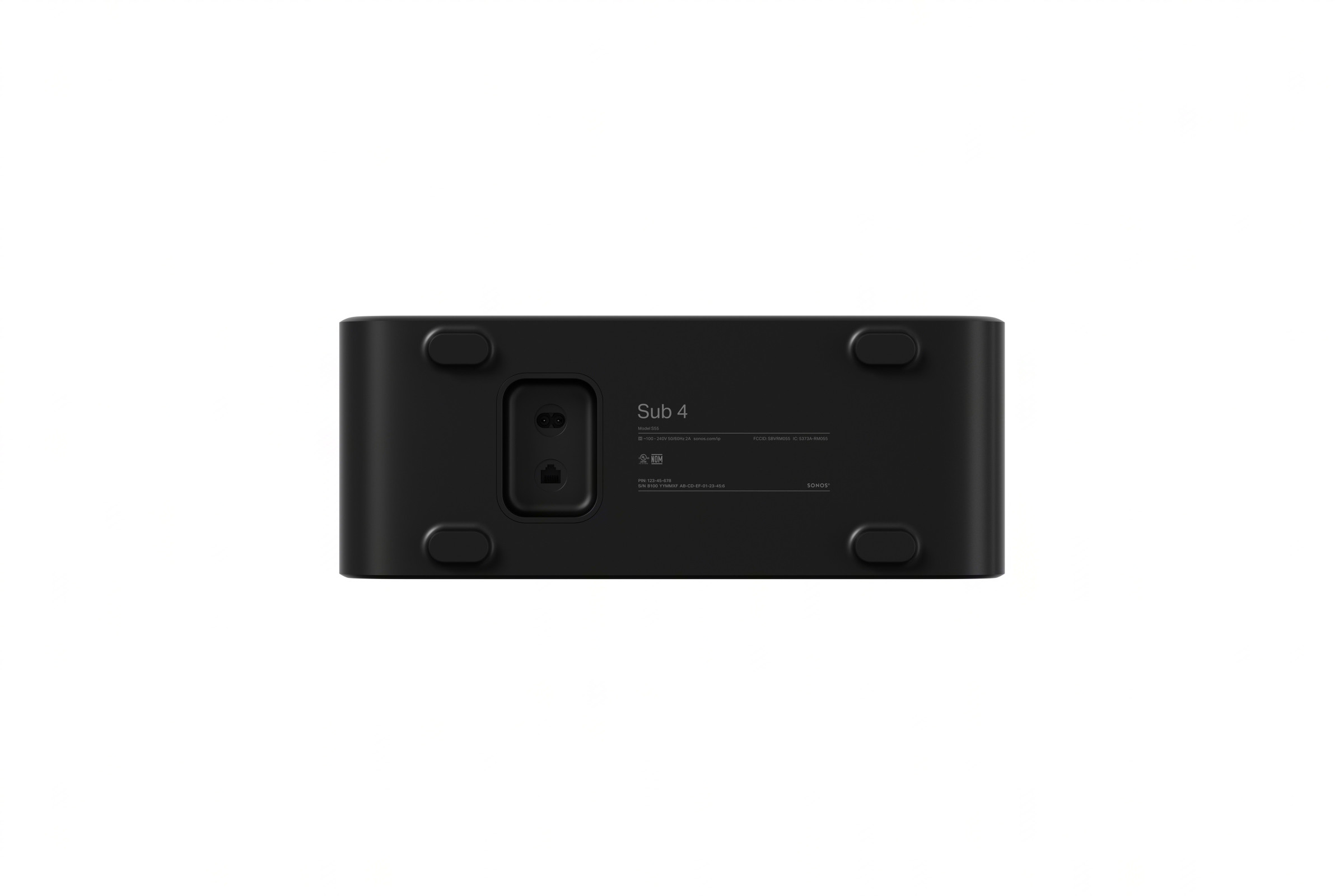 Auditorium Sonos SUB 4 WLAN Subwoofer 207246 - 6