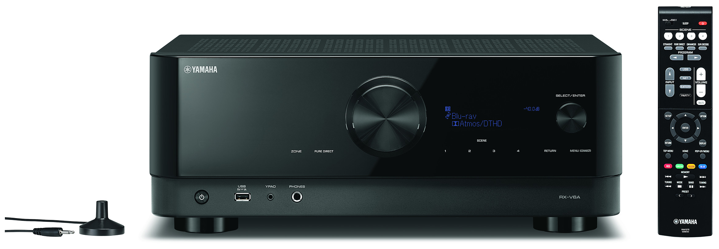 Auditorium Yamaha RX-V 6A AV-Receiver Schwarz 289371 - 4