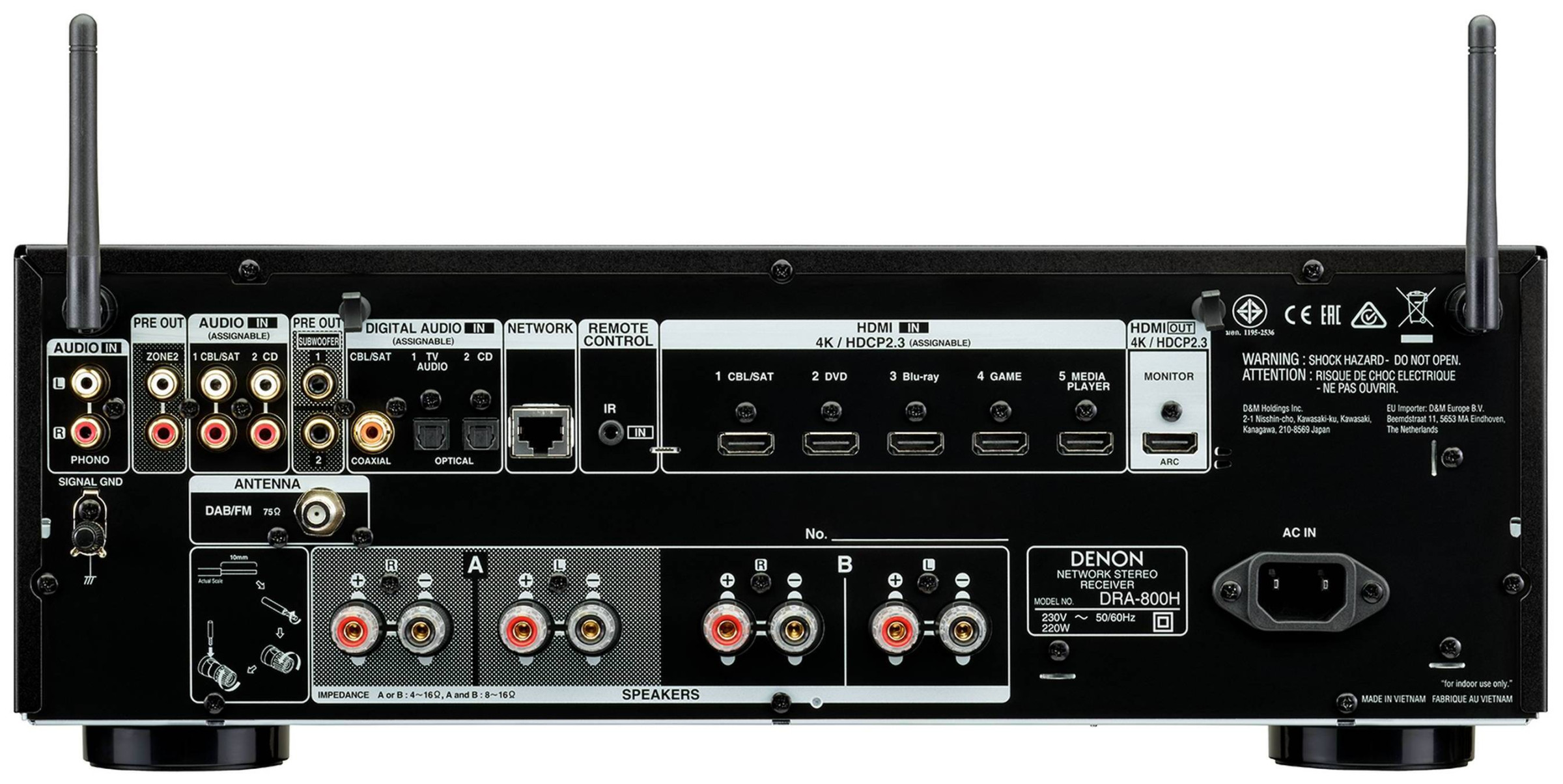 Auditorium Denon Snow-White-Set: DRA 800H mit KEF Q750 und Rega Planar1 297251 - 3