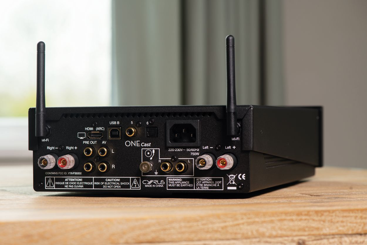 Auditorium Cyrus One Cast Streaming-Verstärker Schwarz 287225 - 2