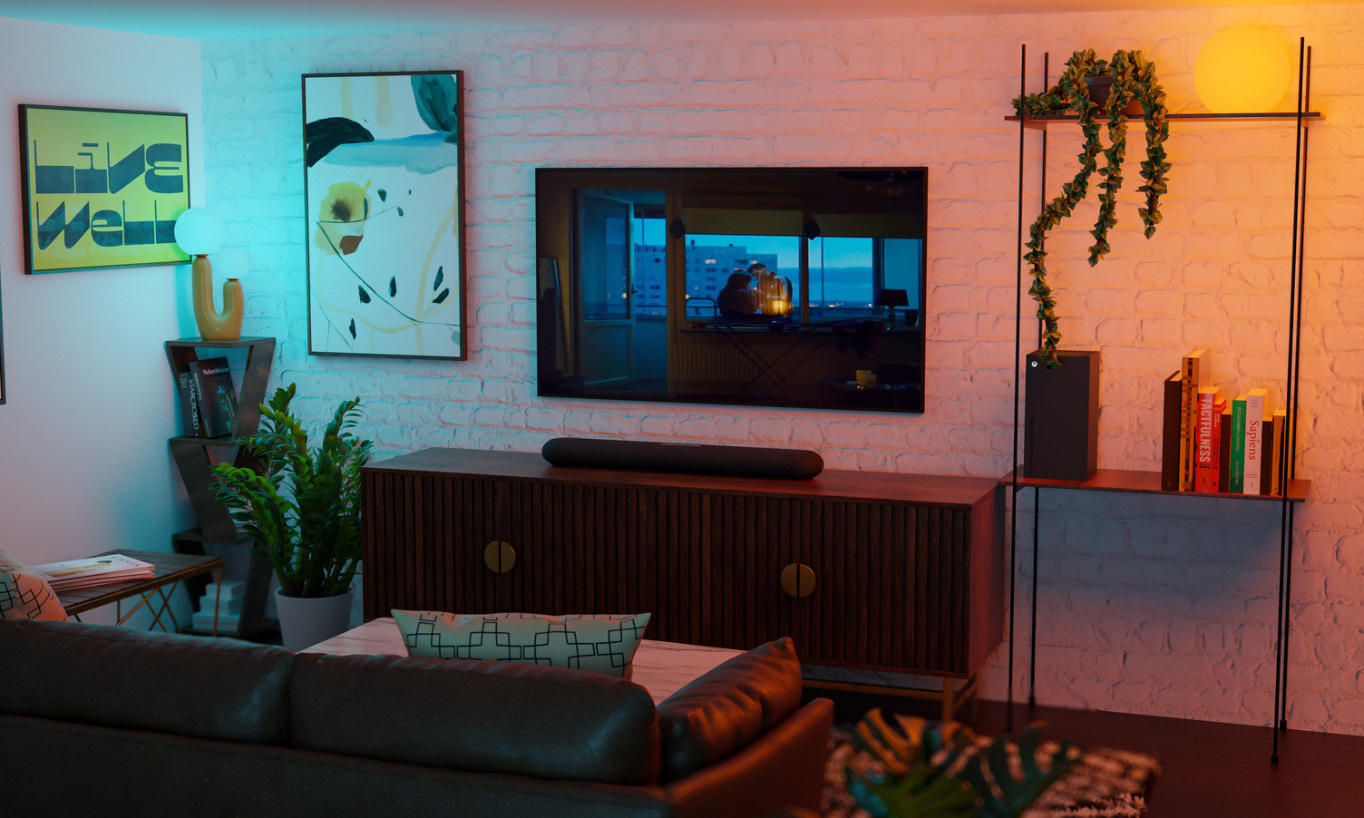 Auditorium BlueSound PULSE Cinema Mini Multi-Room Streaming Soundbar 213207 - 10