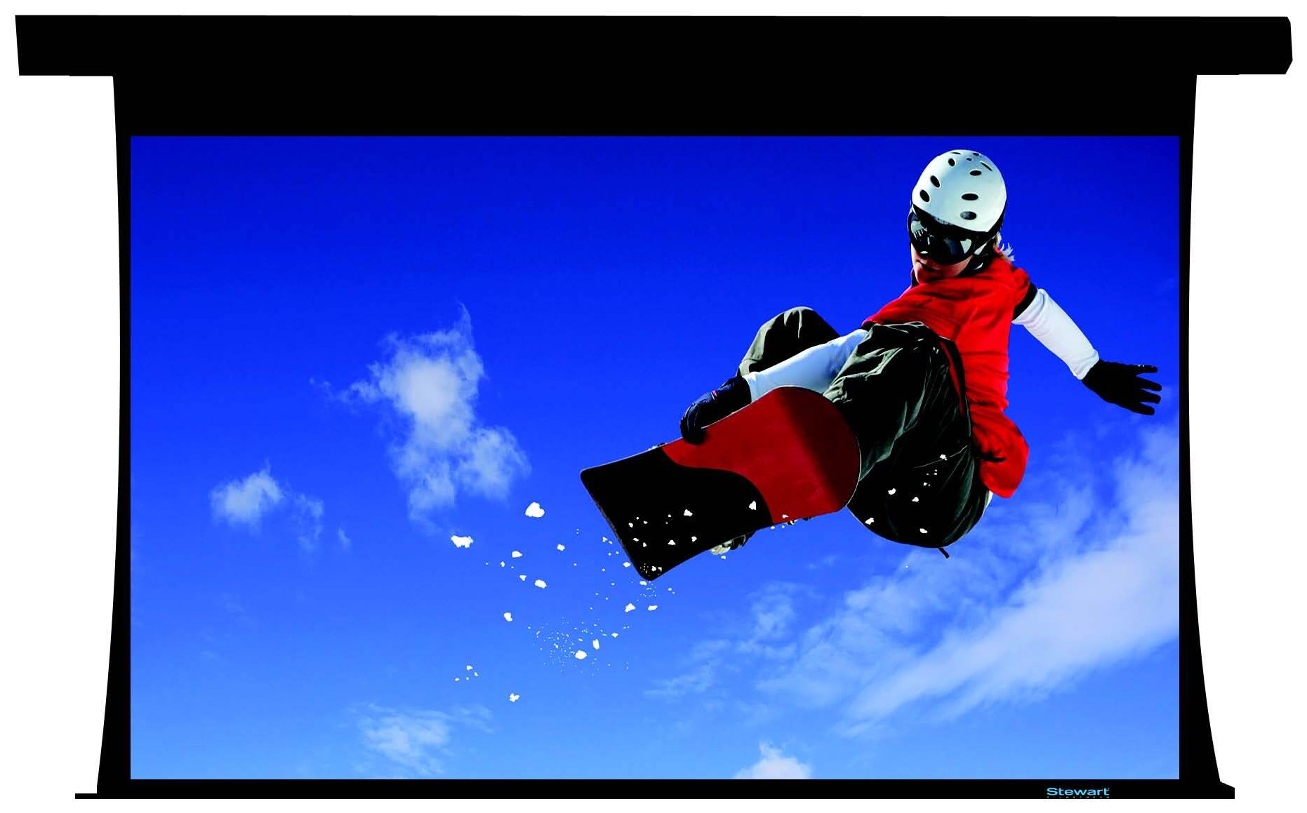 Auditorium Stewart Luxus Model A Electriscreen 16:9 152mm Top-Masking 265498 - 1