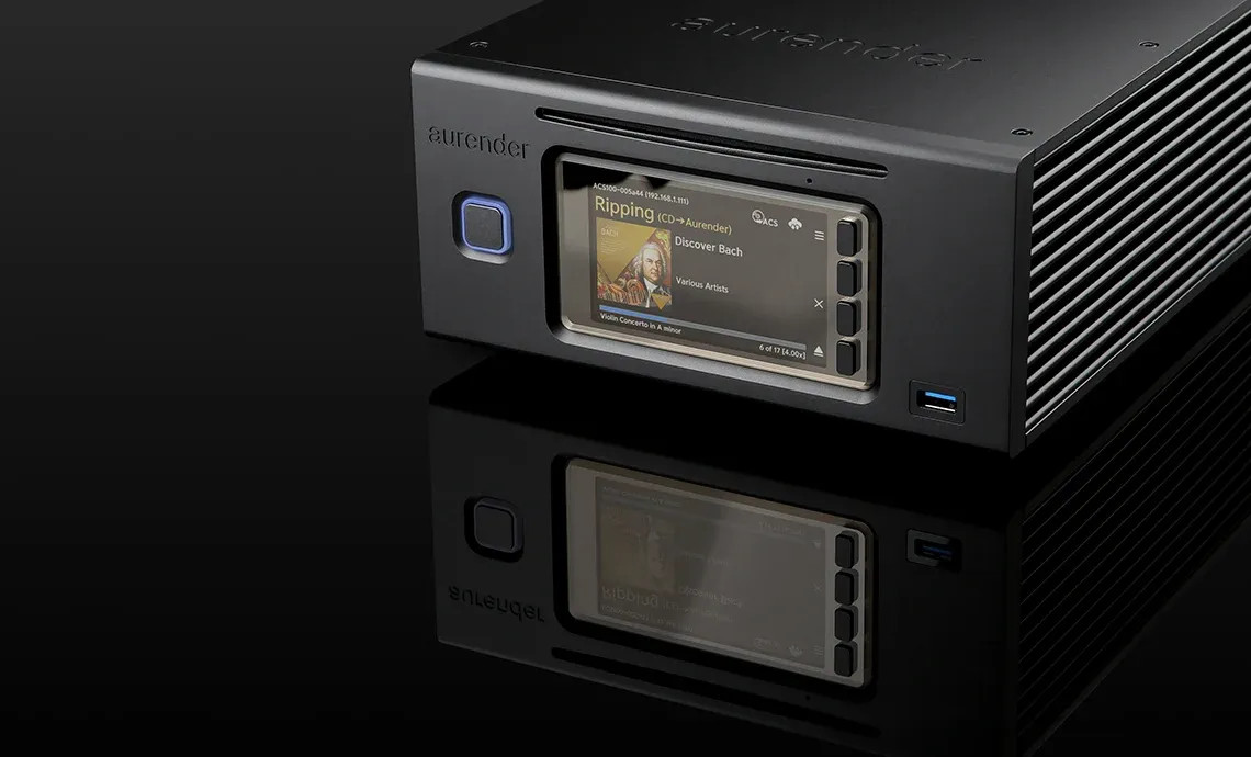 Auditorium Aurender ACS 100 - Essential Content Server/Ripper 215673 - 5