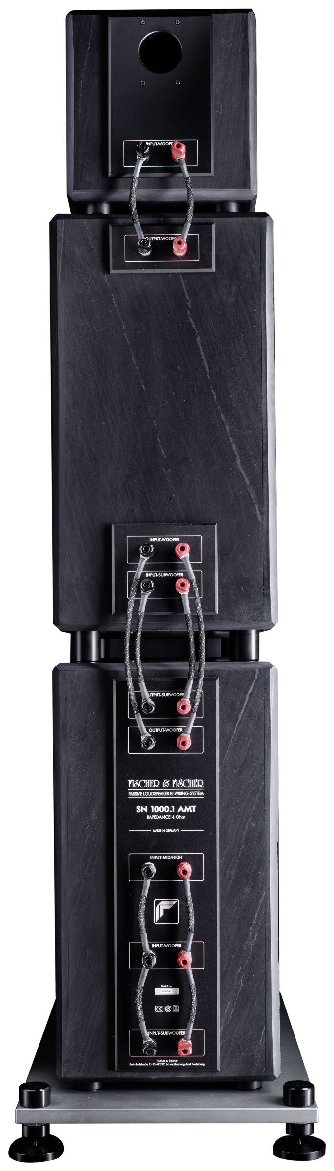 Auditorium Fischer & Fischer SN 1000.1 AMT Naturschiefer 4-Wege Passivlautsprecher 280092 - 2