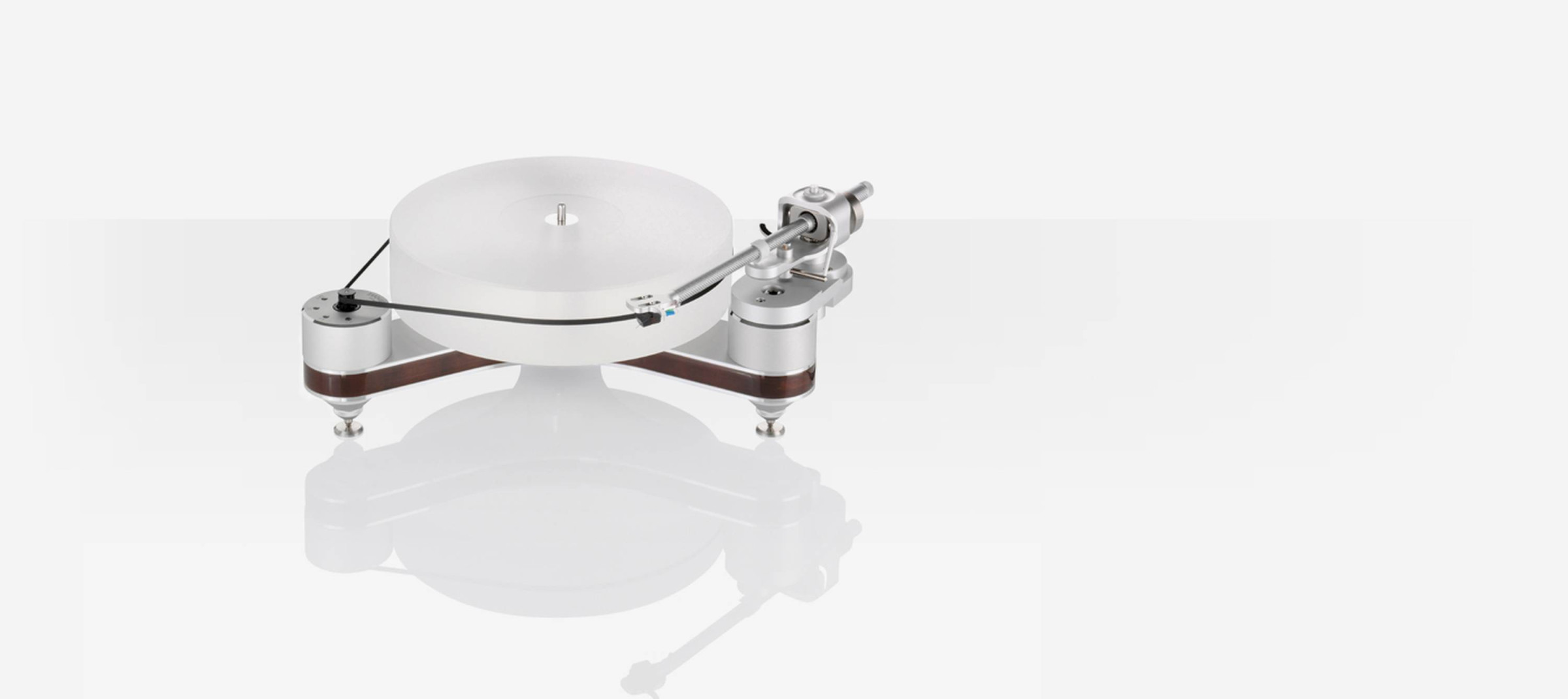 Auditorium Clearaudio INNOVATION Compact holzf. Basis, Teile silber, 283371 - 1