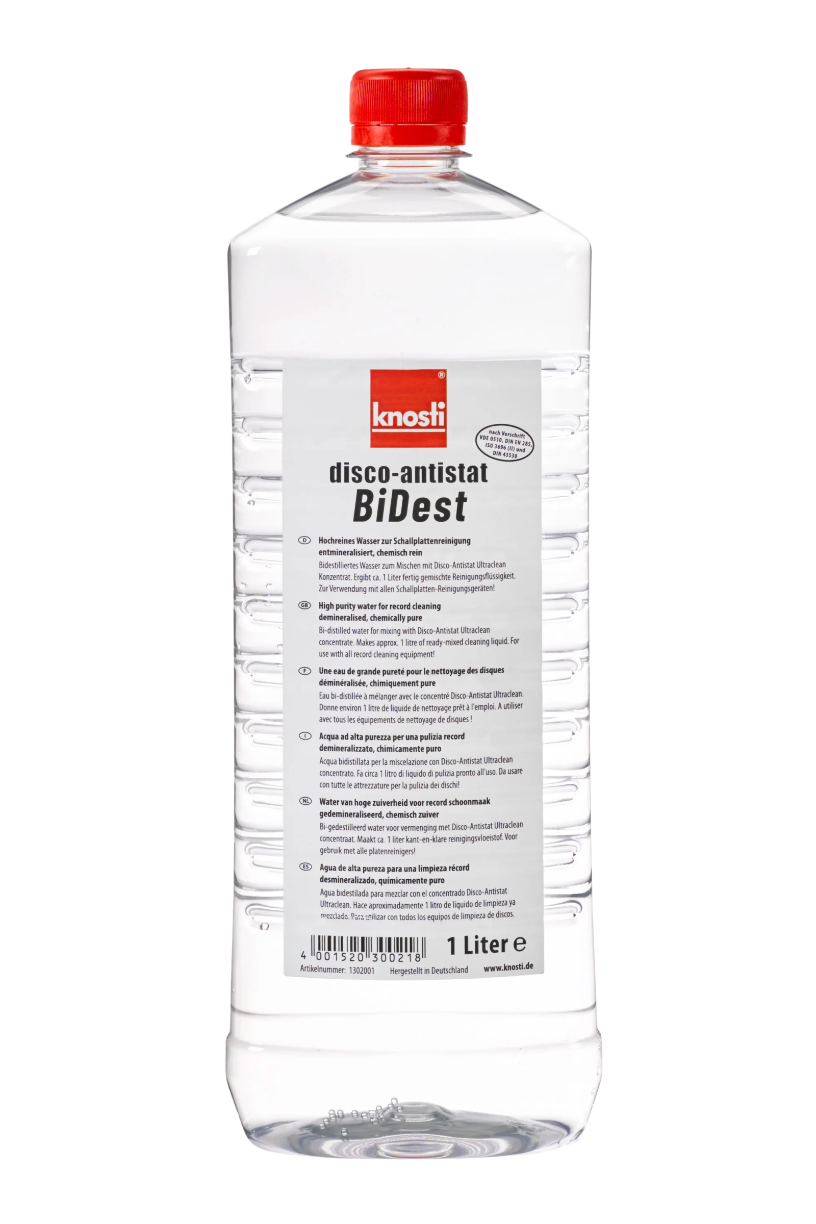 Auditorium Knosti Antistat BiDest - hochreines Wasser 1 Liter 211145 - 1