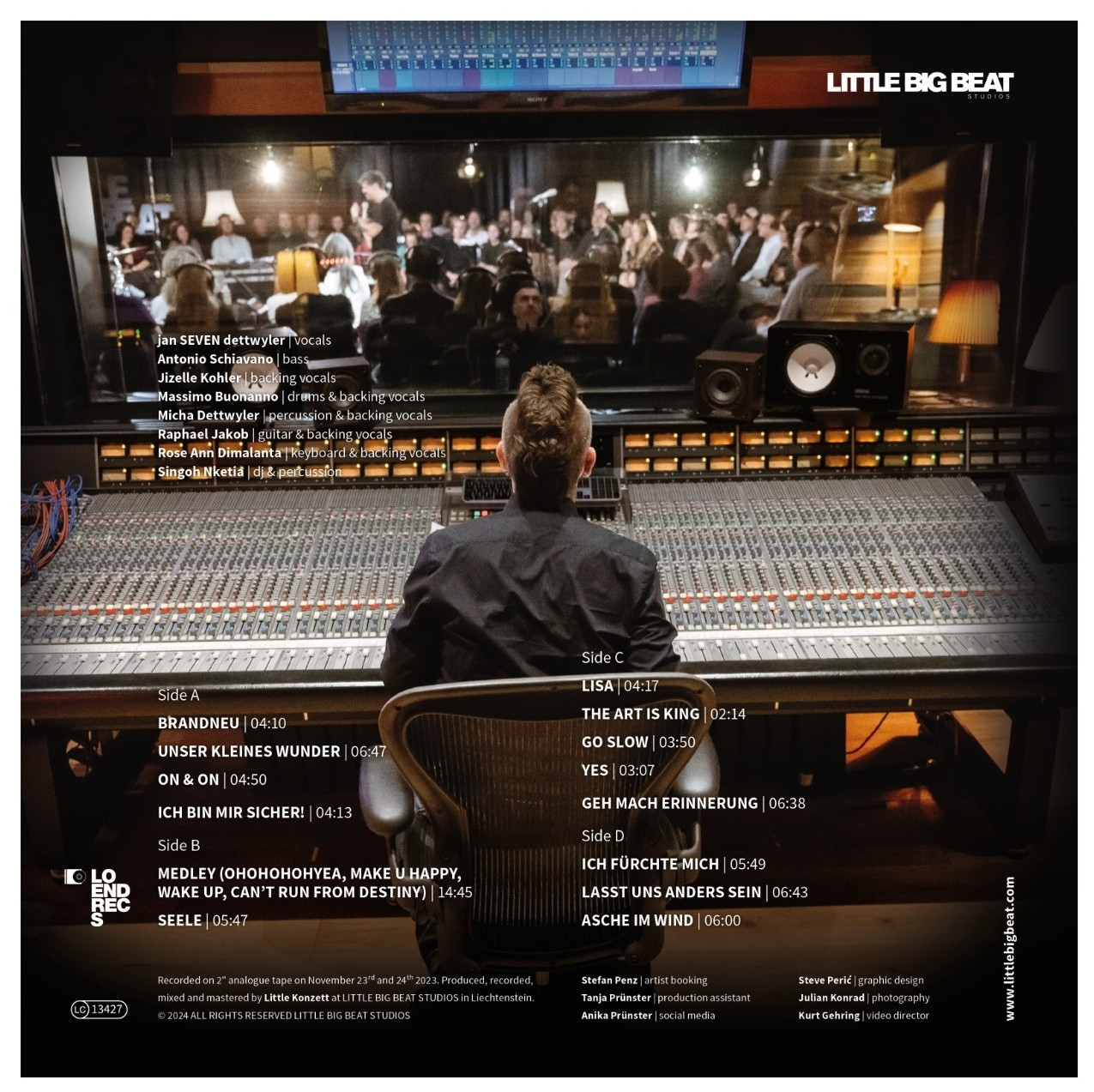 Auditorium Revox Master Tapes Jan Seven Dettwyler Studio Live Session 208417 - 4 Auditorium Revox Master Tapes Jan Seven Dettwyler Studio Live Session 208417 - 4