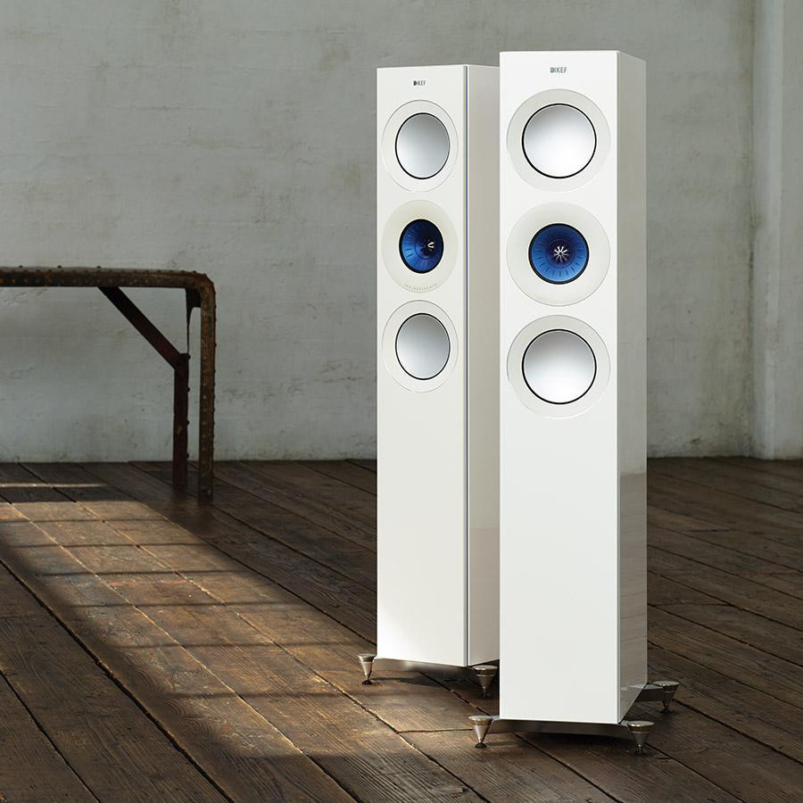 Auditorium KEF Reference 3 Standlautsprecher Blue Ice White 293396 - 1