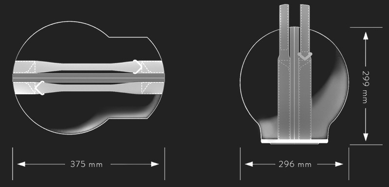 Auditorium Devialet Cocoon Tasche für Phantom I 281133 - 4