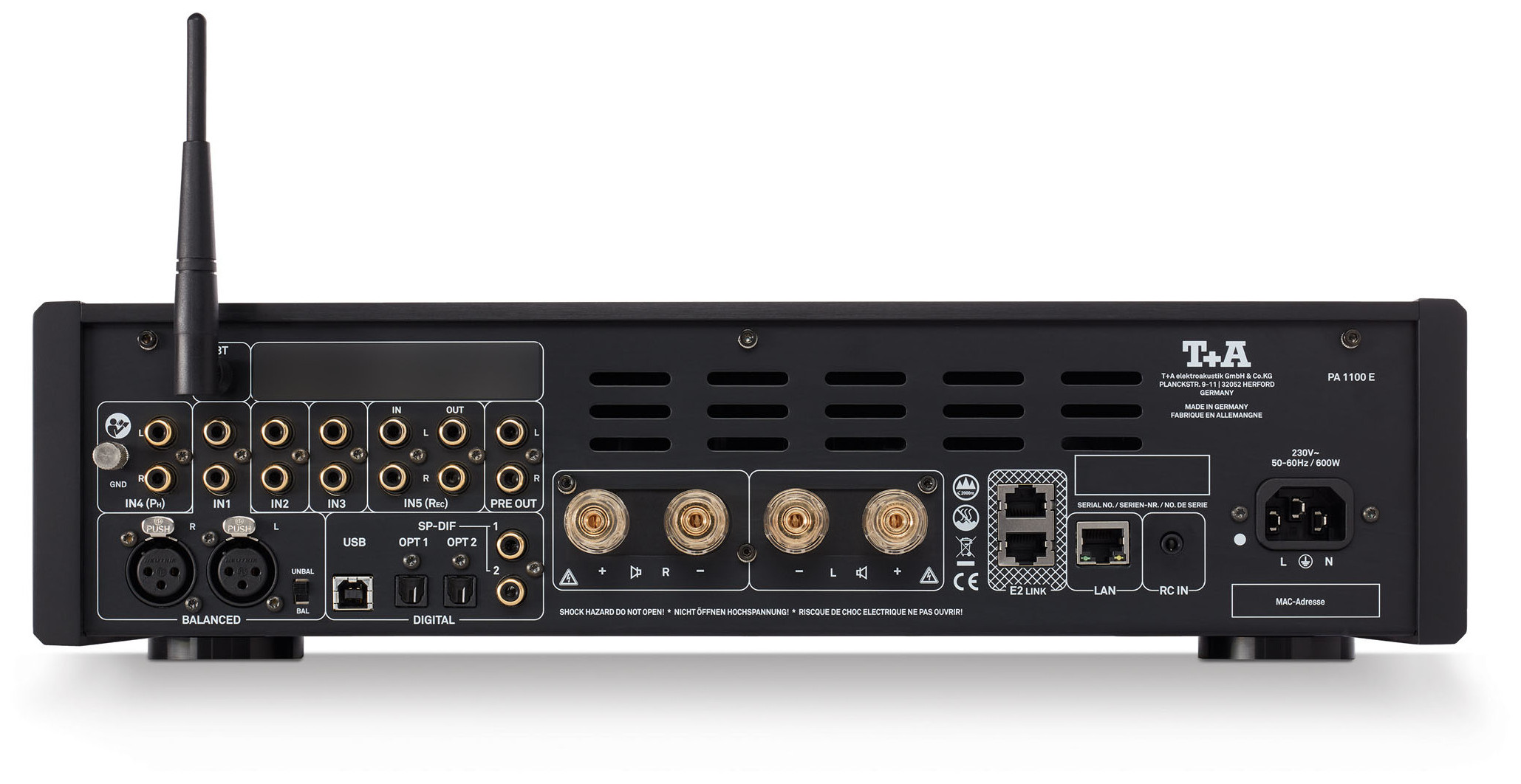 Auditorium T+A PA 1100 E Vollverstärker mit DAC und MM-Phono Modul 205755 - 2