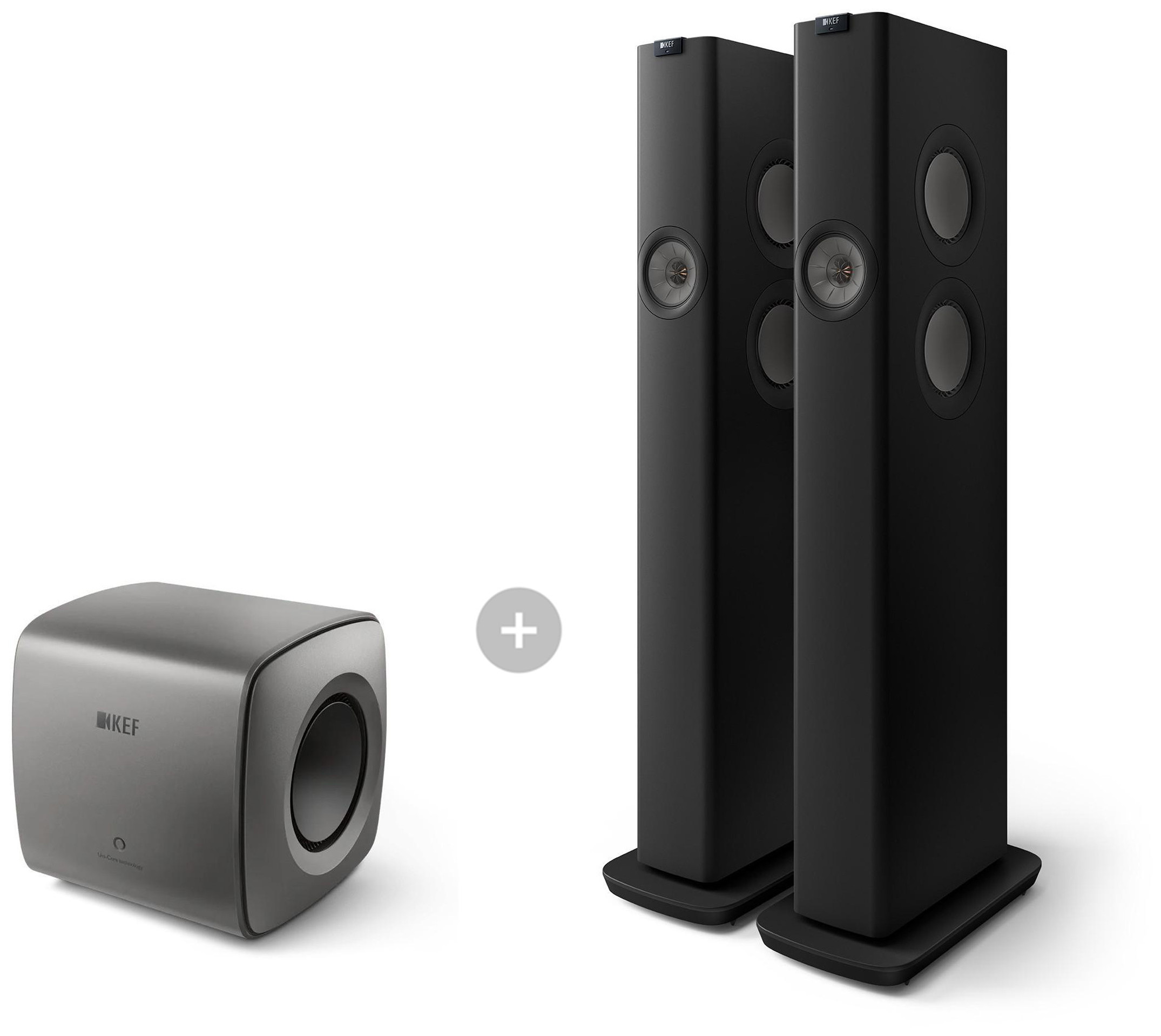 Auditorium KEF LS60 Wireless + KC62 Lautsprecher/Subwoofer-Kombi 206798 - 1