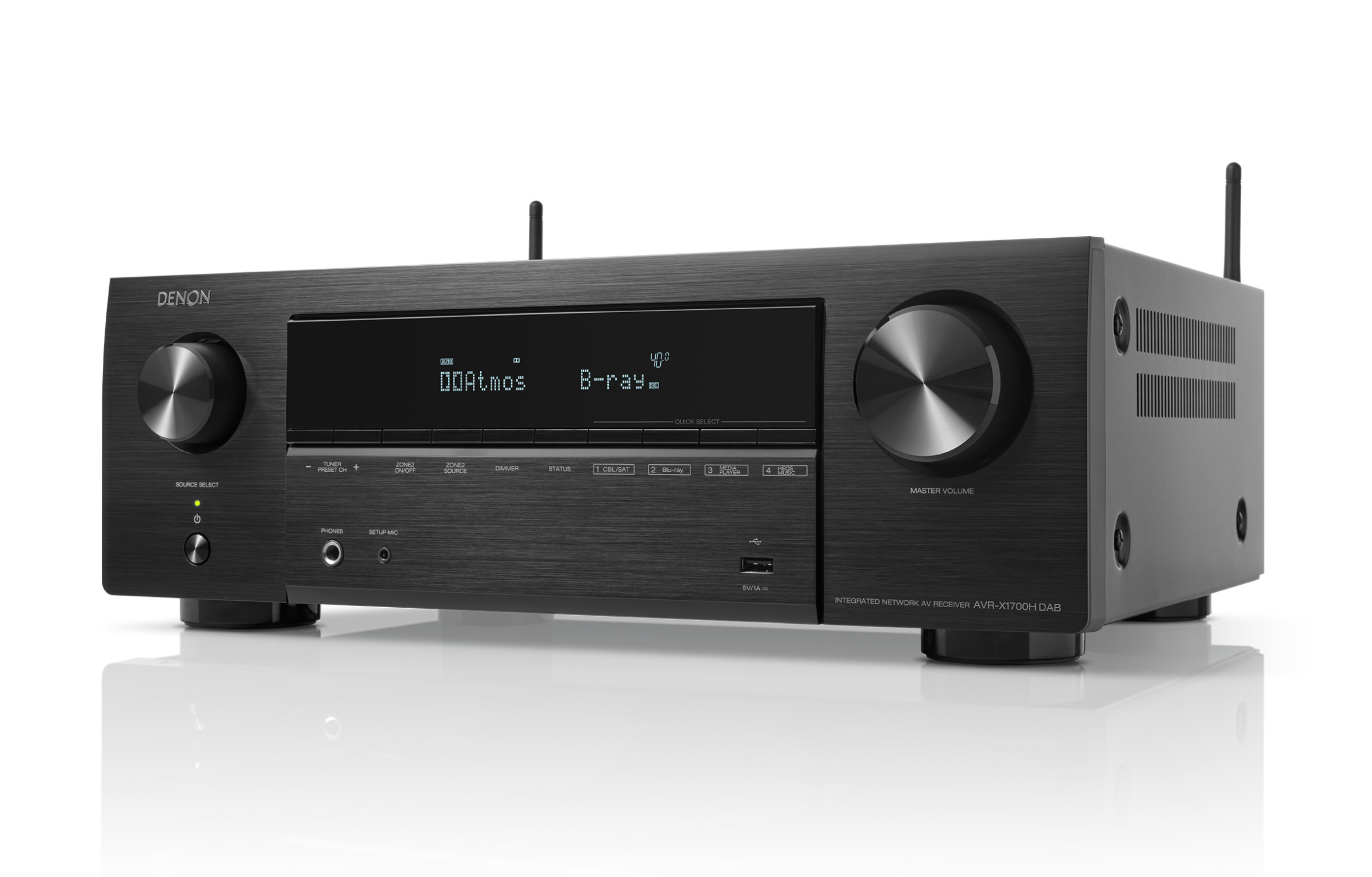 Auditorium Denon AVR-X1700H DAB A/V-Receiver 293239 - 2