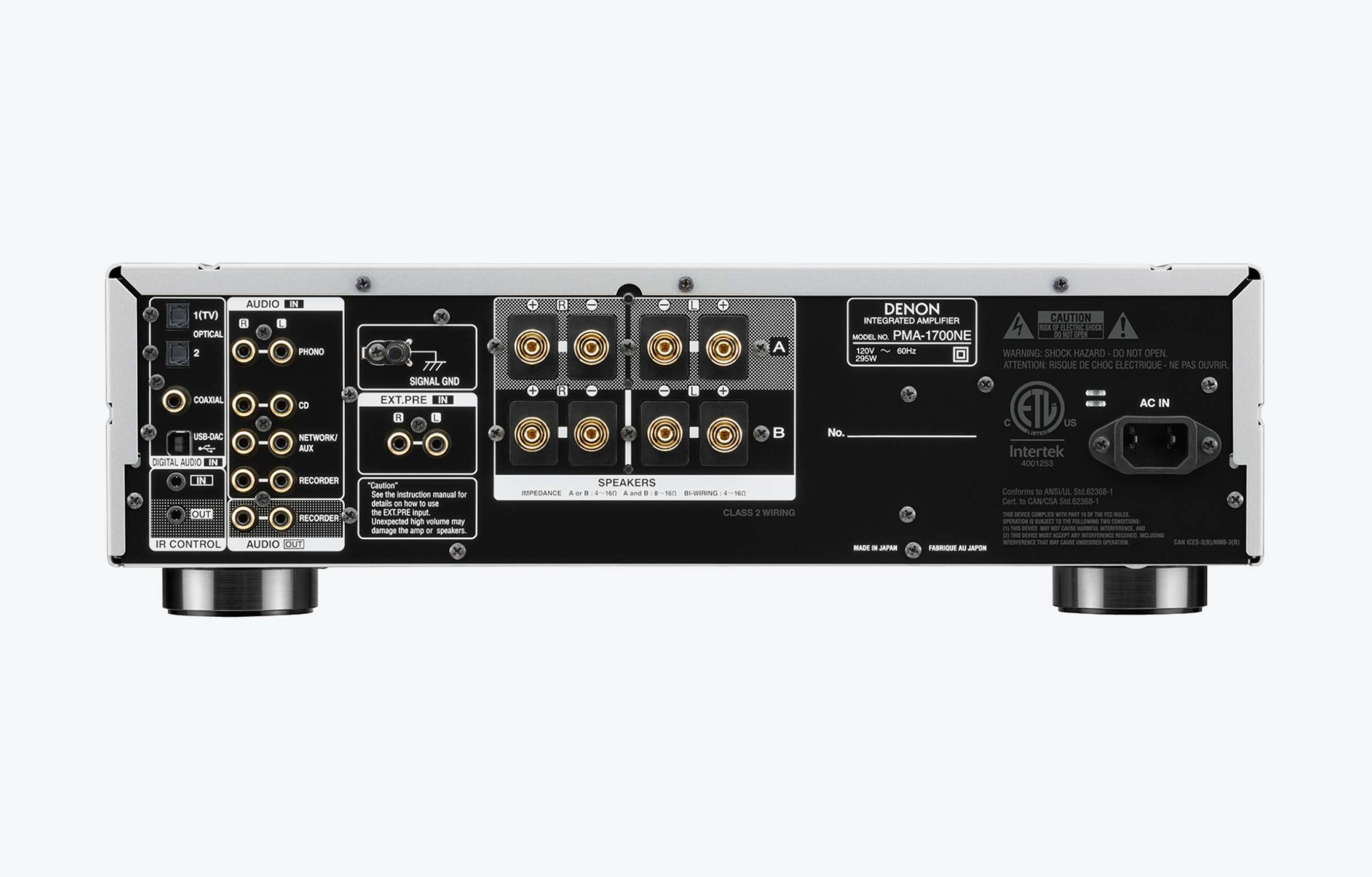 Auditorium Denon PMA-1700NE Vollverstärker mit USB-D/A-Wandler 295403 - 2