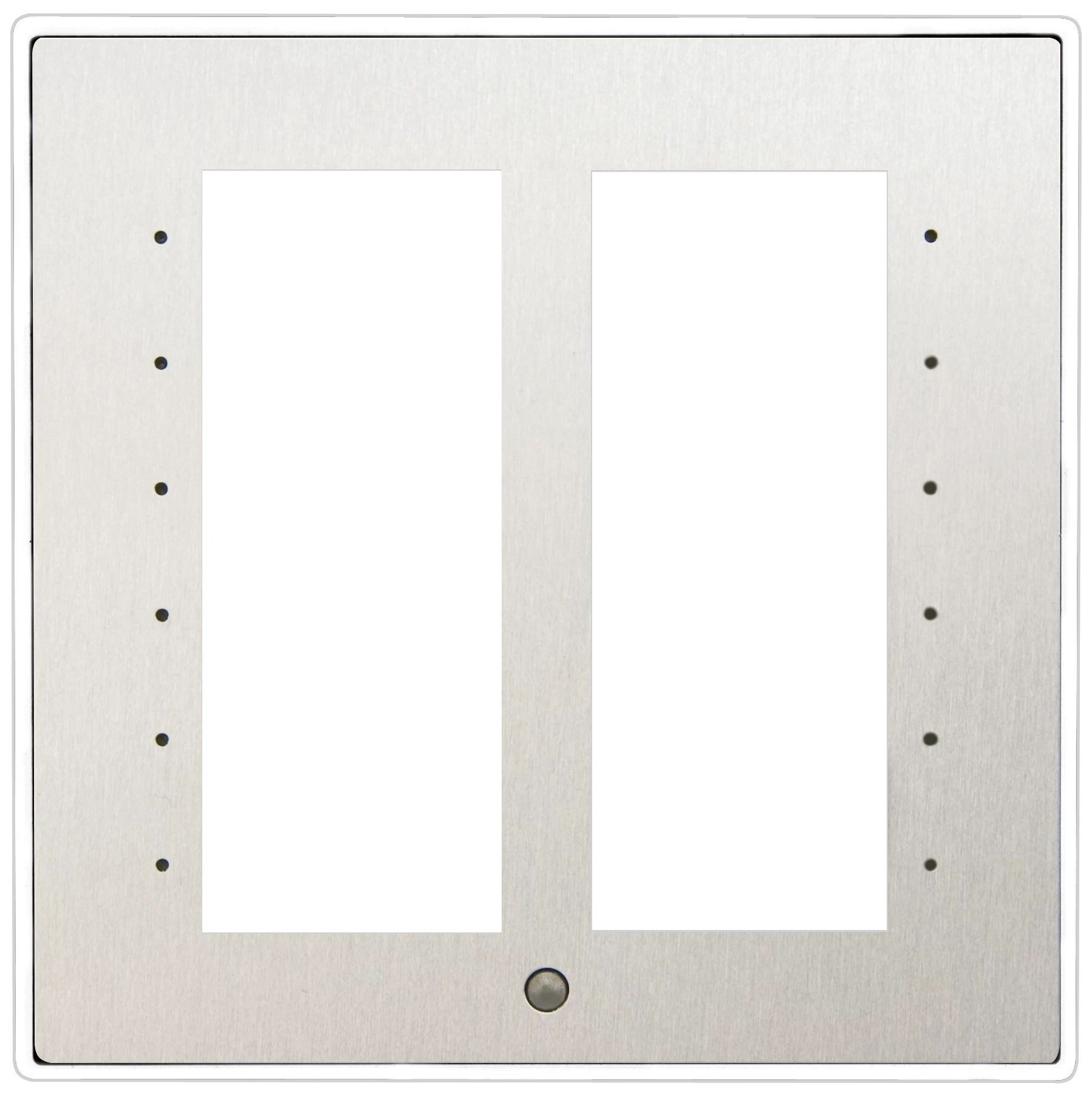 Auditorium Crestron C2NI/INETI-FPW-T-S/STEEL Wandtaster Faceplate weiß 274522 - 1