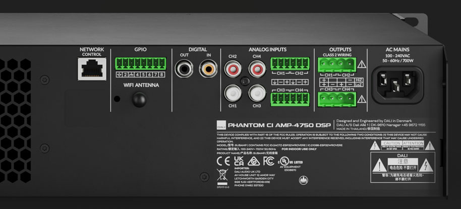 Auditorium Dali Phantom CI AMP-4750 DSP Verstärker 208308 - 4