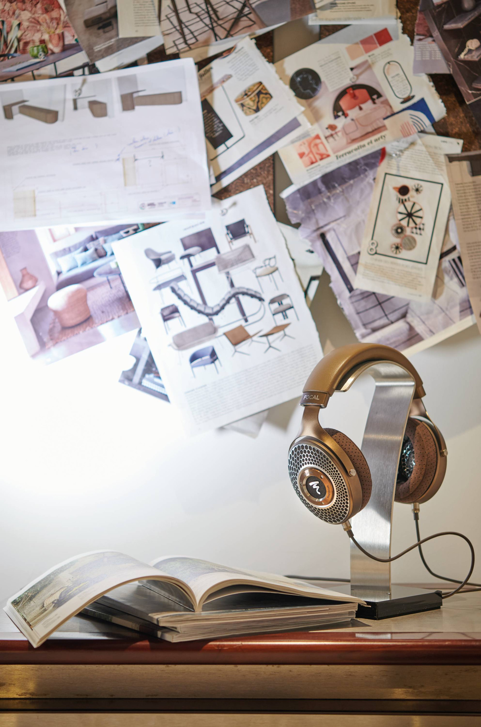 Auditorium Focal Clear MG offener Kopfhörer Kastanie 291696 - 7