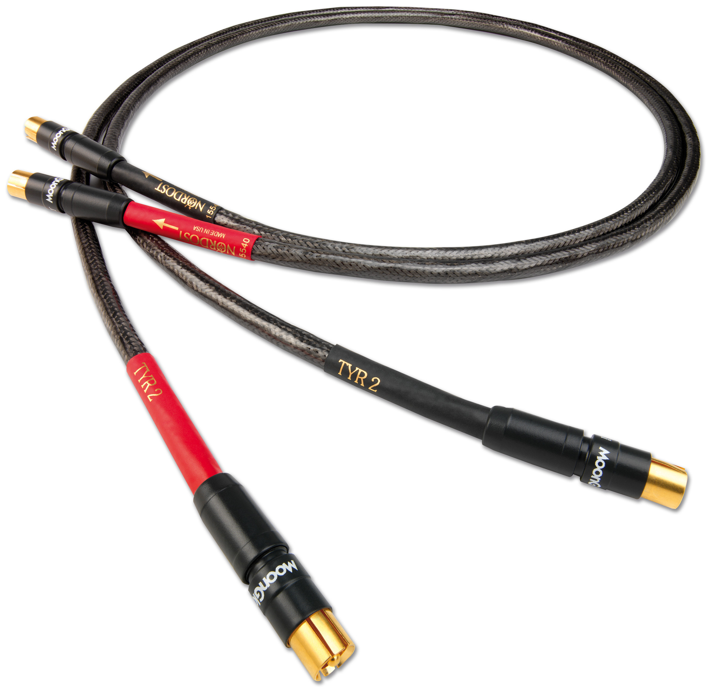 Auditorium Nordost TYR2 MoonGlo RCA Interconnect-Kabel 261764 - 1