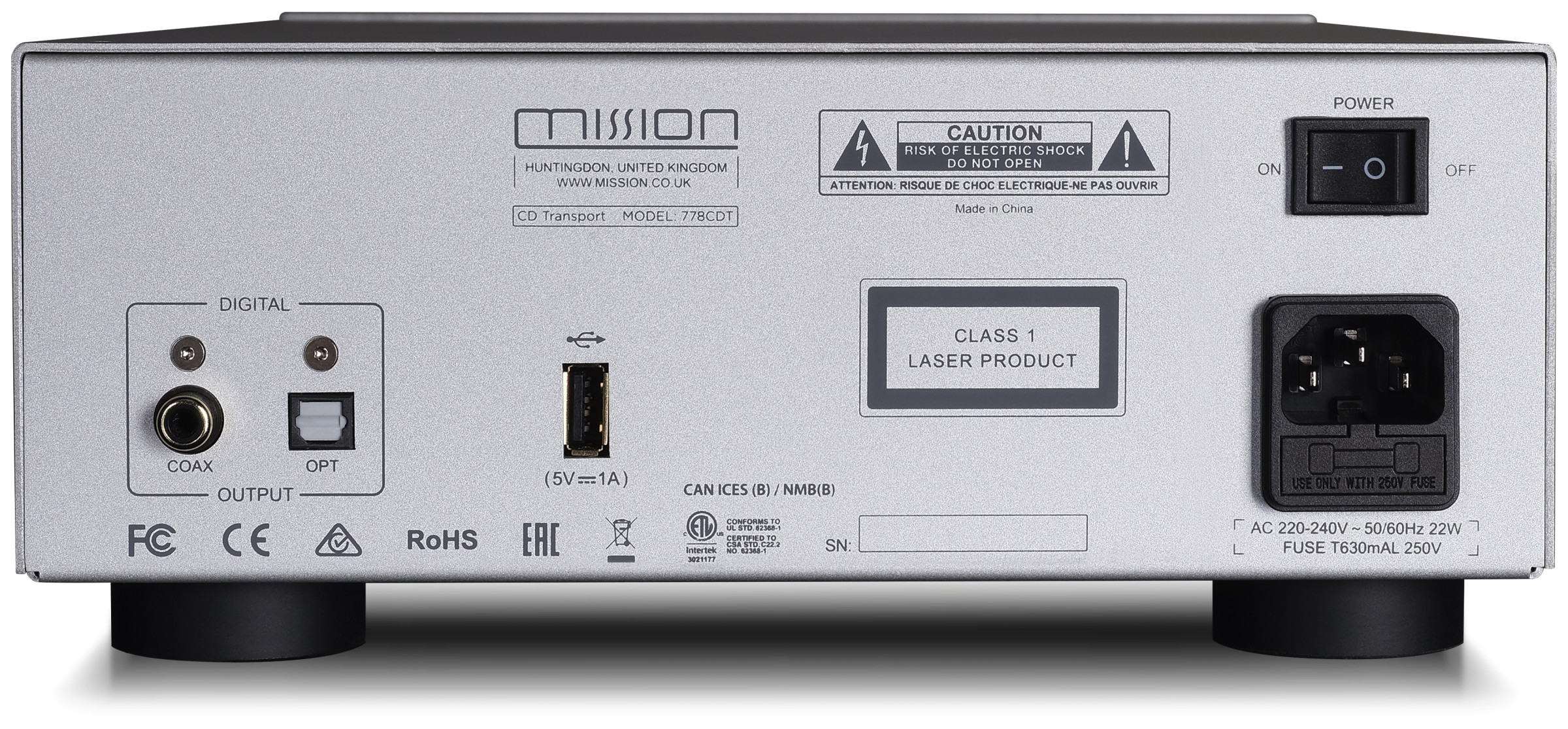 Auditorium Mission 778CDT CD Transport  215298 - 2