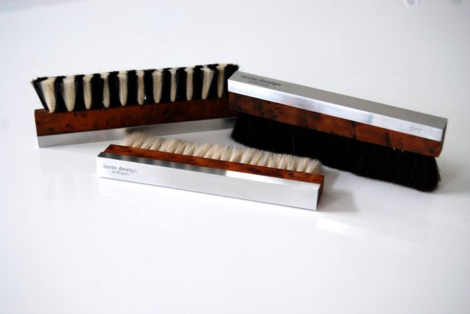 Auditorium Levin Design Schallplattenbürste mit Ziegenhaar 299268 - 1